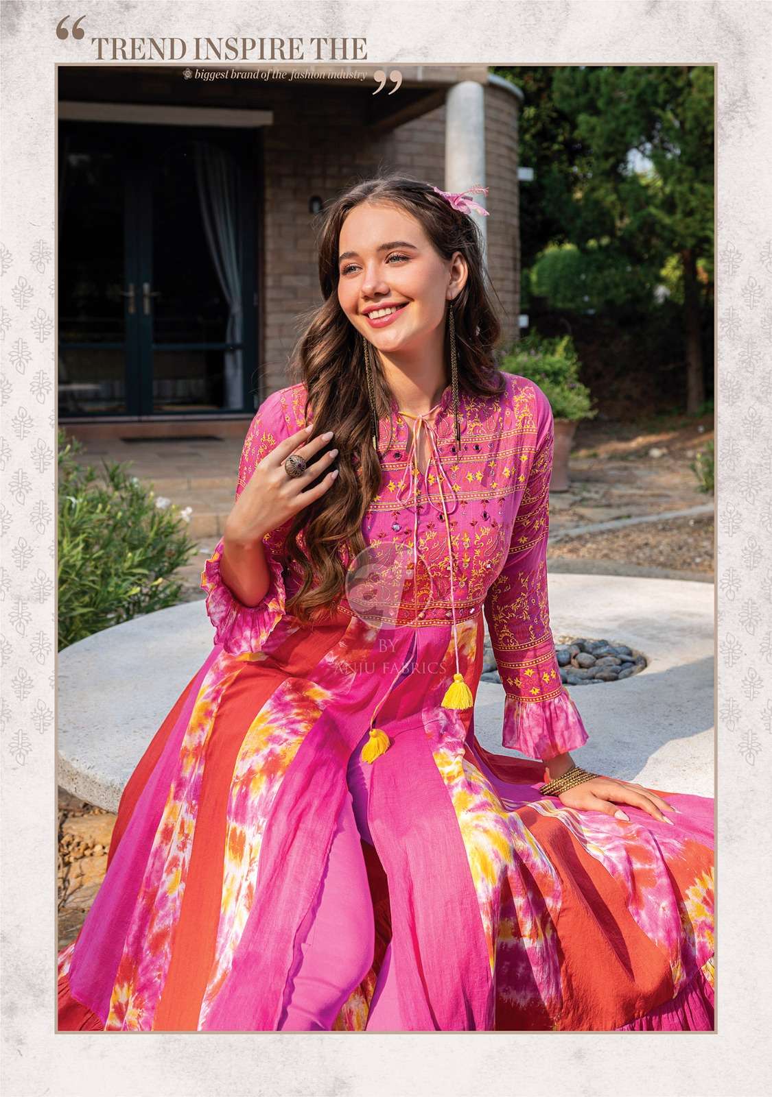 Anju Fabrics Breezy vol -2 Kurti Wholesale catalog