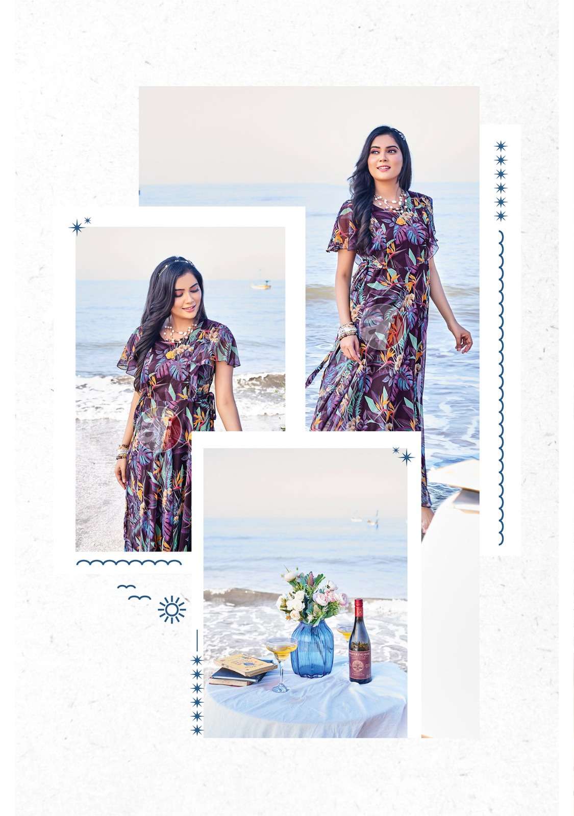 Anju Fabrics Coral Charm vol -4 Kurti Wholesale catalog