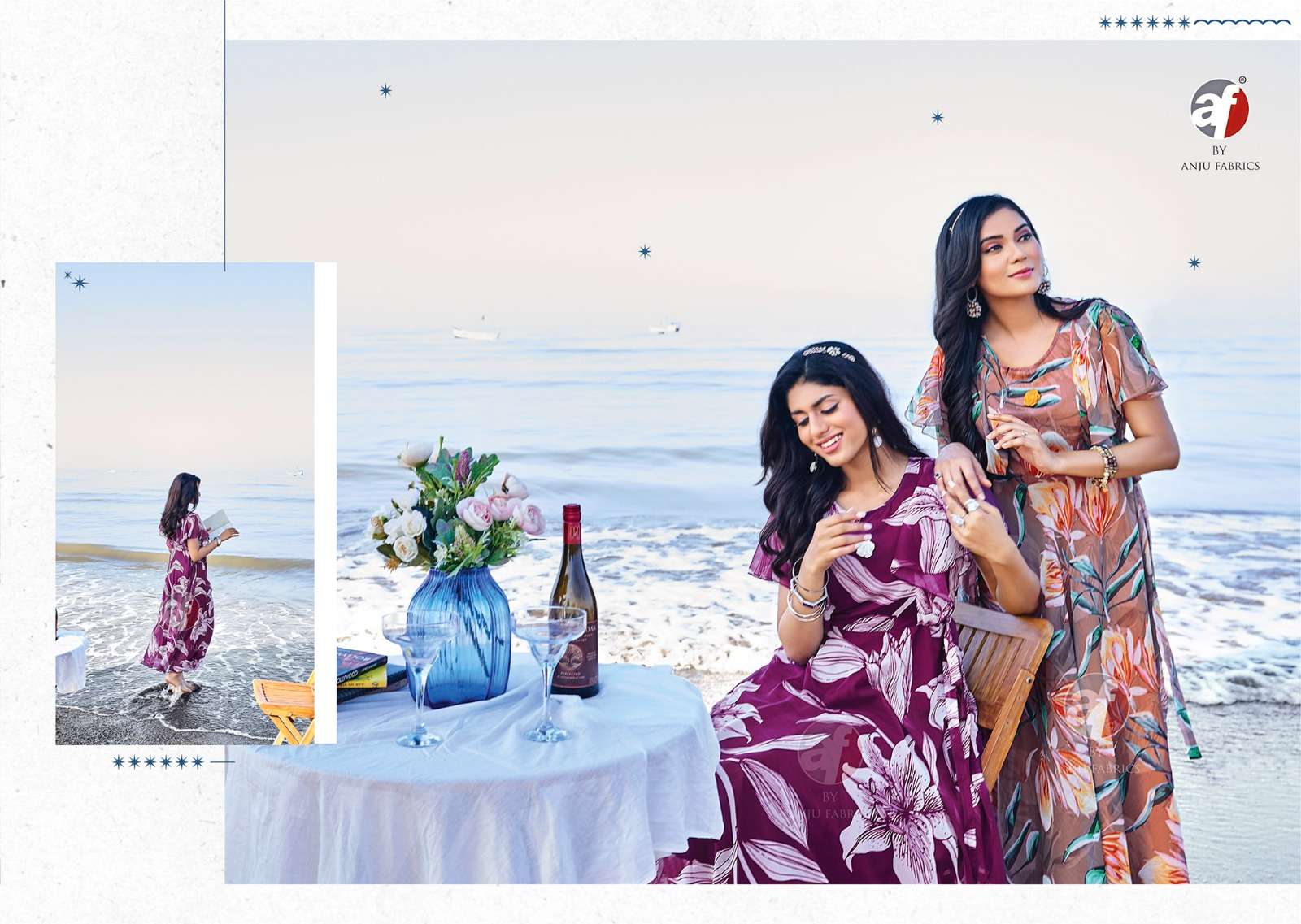 Anju Fabrics Coral Charm vol -4 Kurti Wholesale catalog