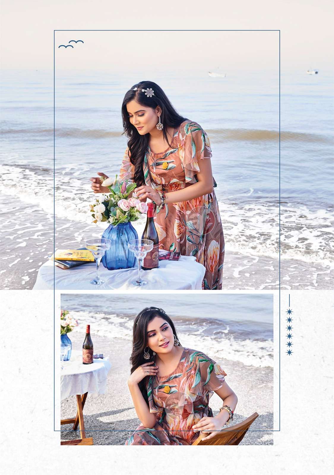 Anju Fabrics Coral Charm vol -4 Kurti Wholesale catalog
