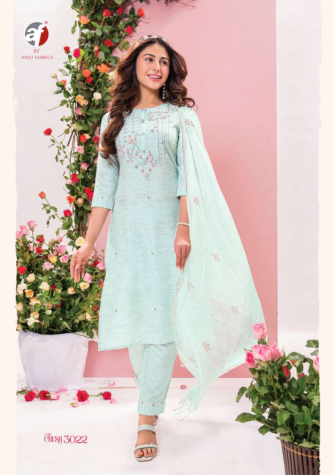 Anju Fabrics Cotton Crush vol -2 Kurti Wholesale catalog