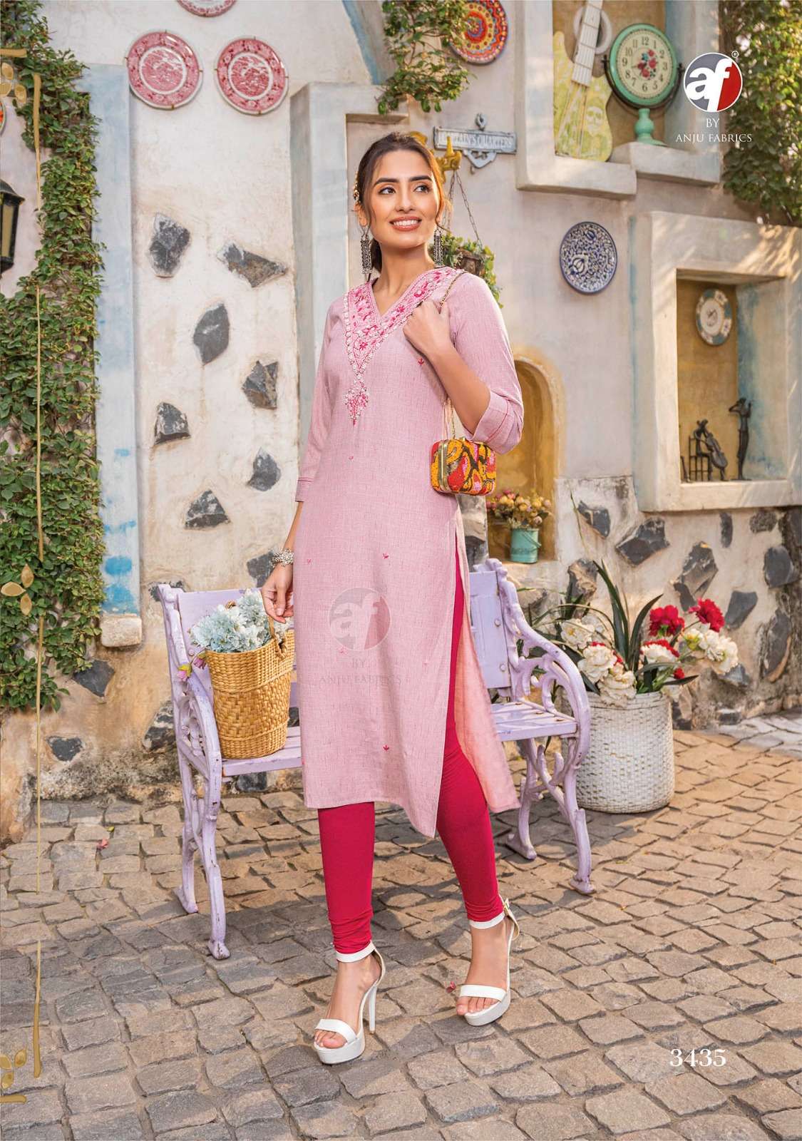 Anju Fabrics Crazy vol -6 Kurti Wholesale catalog
