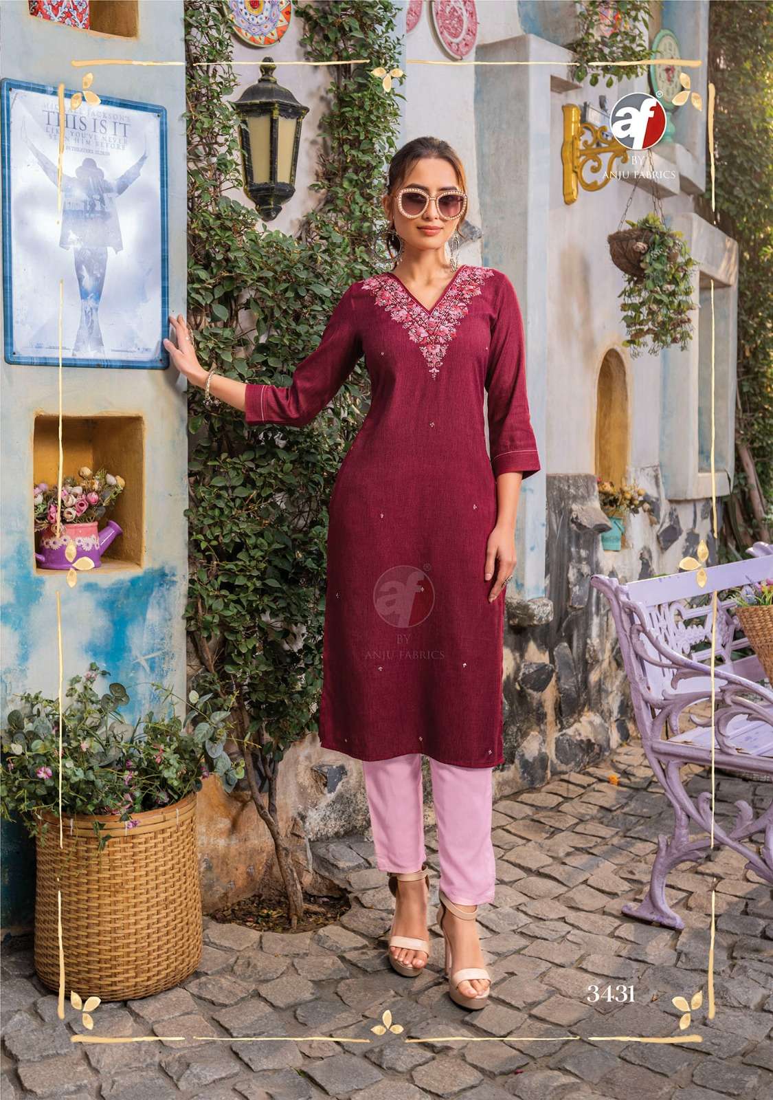 Anju Fabrics Crazy vol -6 Kurti Wholesale catalog