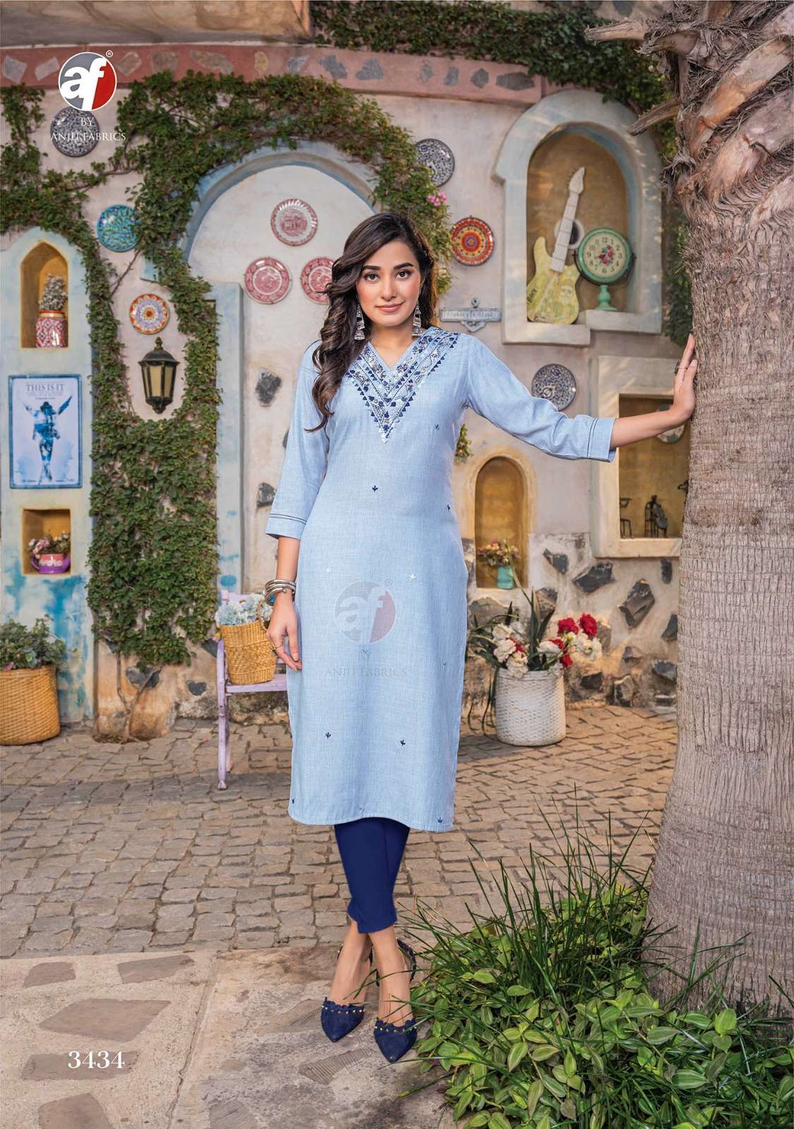 Anju Fabrics Crazy vol -6 Kurti Wholesale catalog