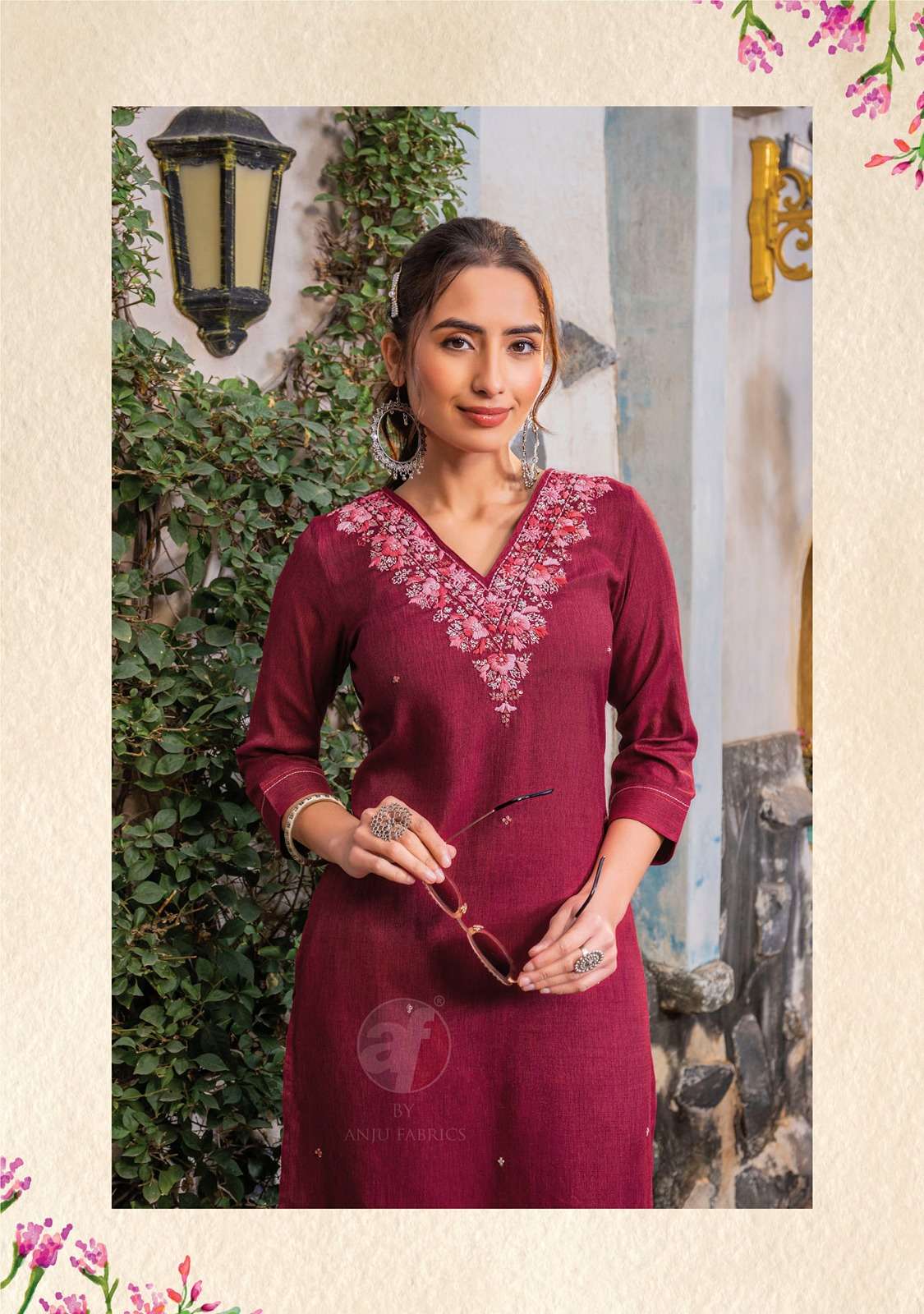 Anju Fabrics Crazy vol -6 Kurti Wholesale catalog