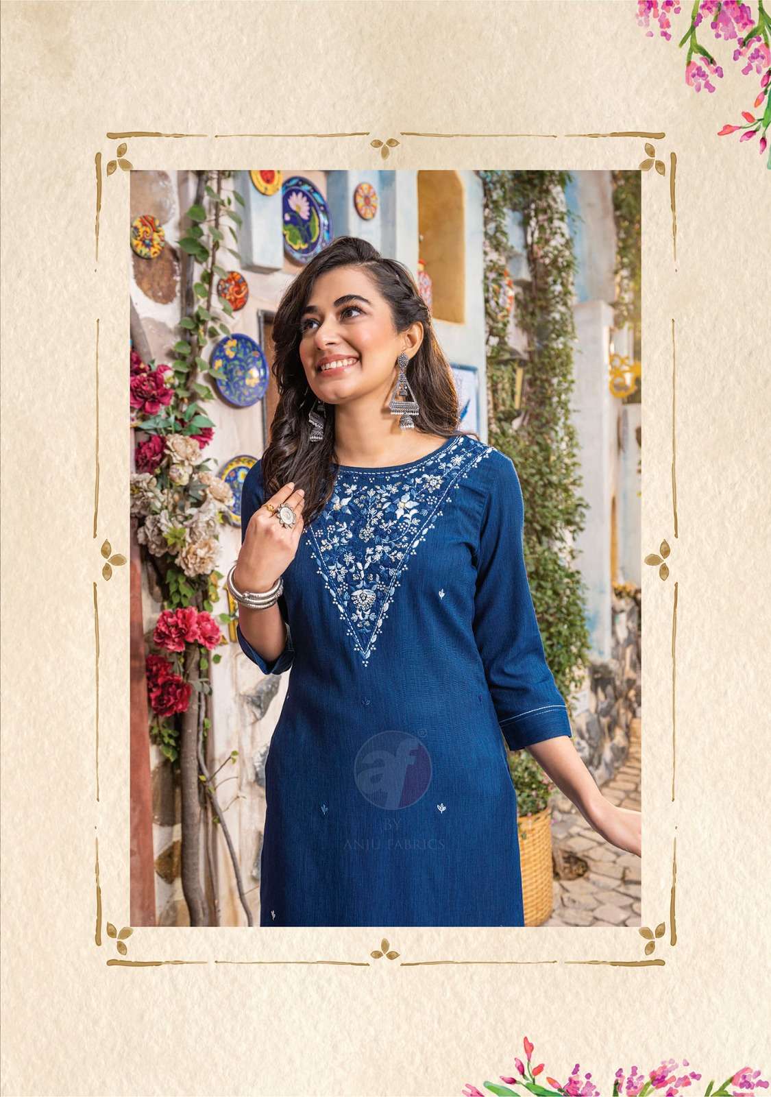 Anju Fabrics Crazy vol -6 Kurti Wholesale catalog