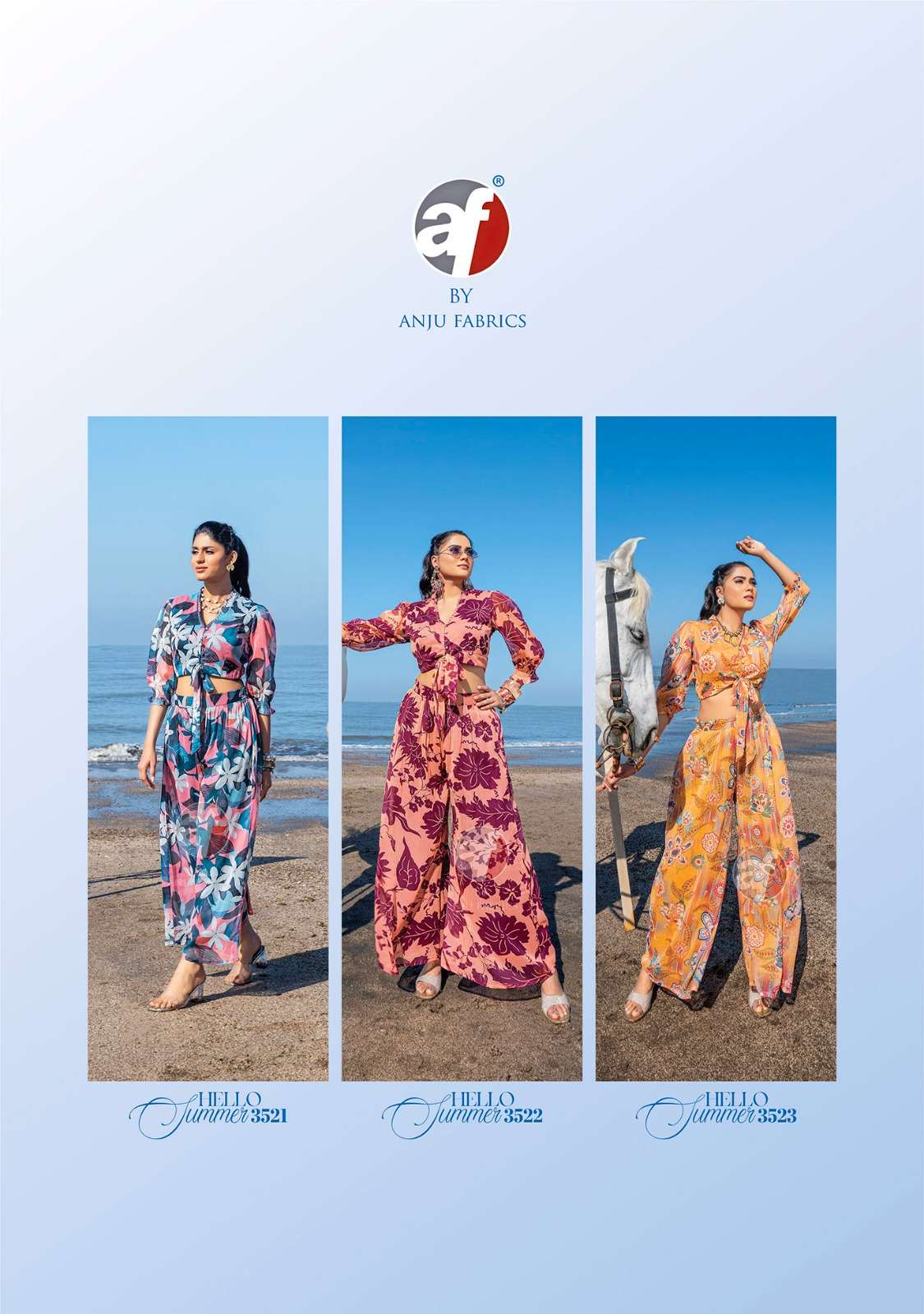Anju Fabrics Hello Summer Kurti Wholesale catalog