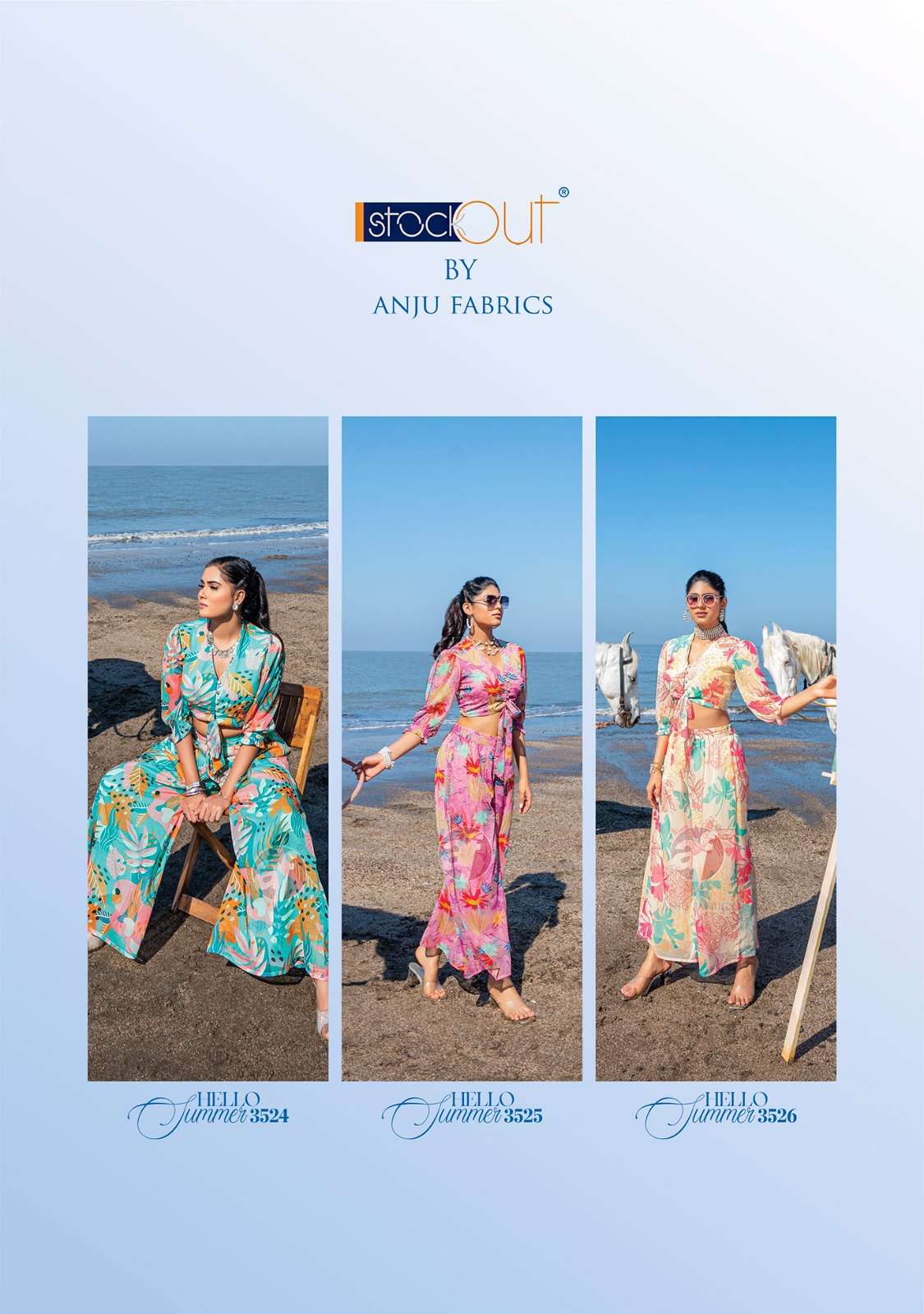 Anju Fabrics Hello Summer Kurti Wholesale catalog