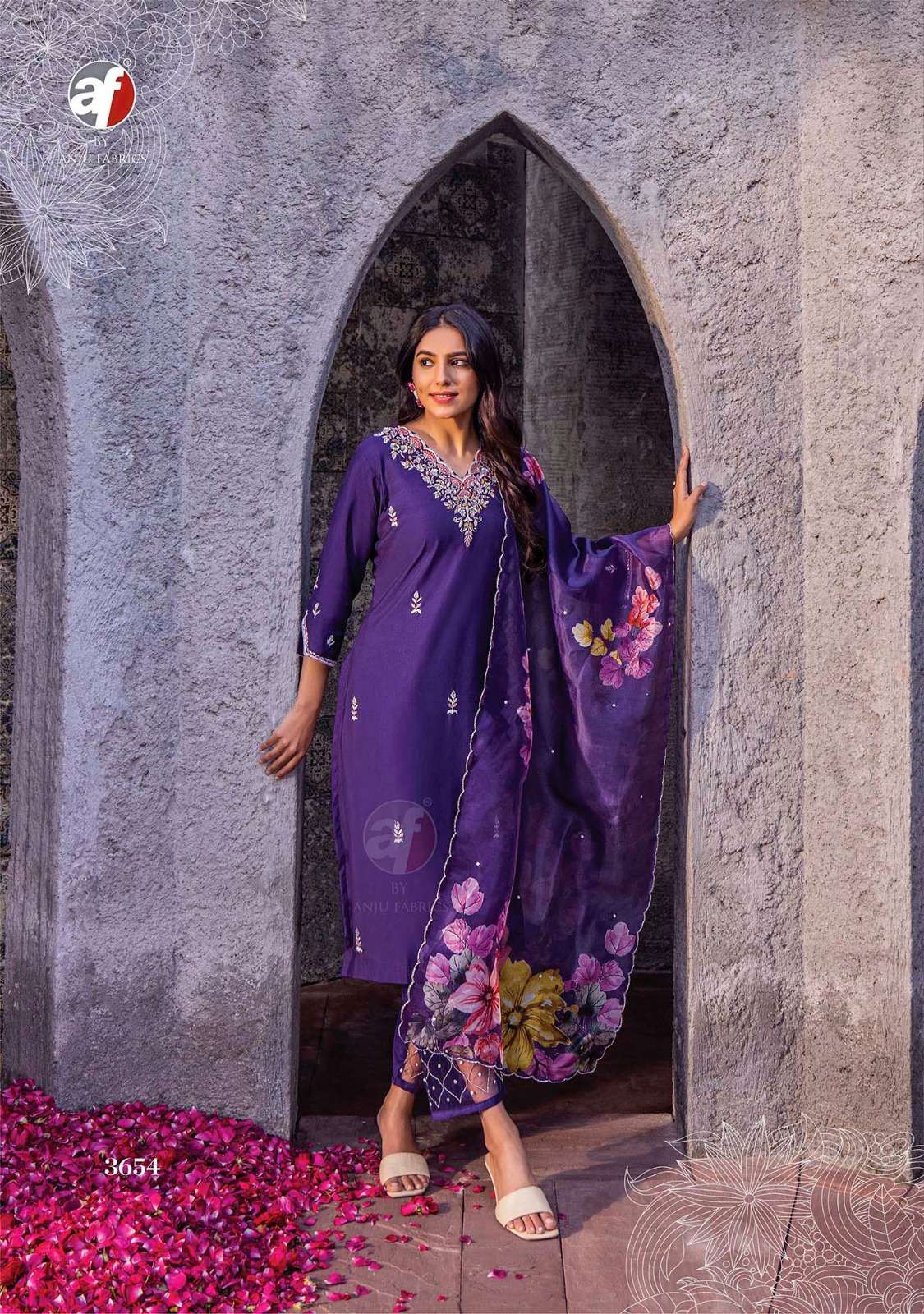 Anju Fabrics Mayra Kurti Wholesale catalog