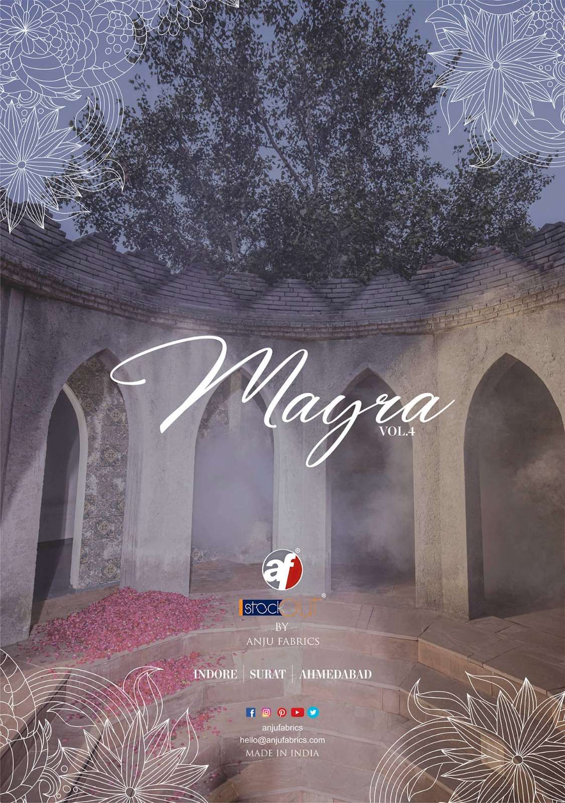 Anju Fabrics Mayra Kurti Wholesale catalog
