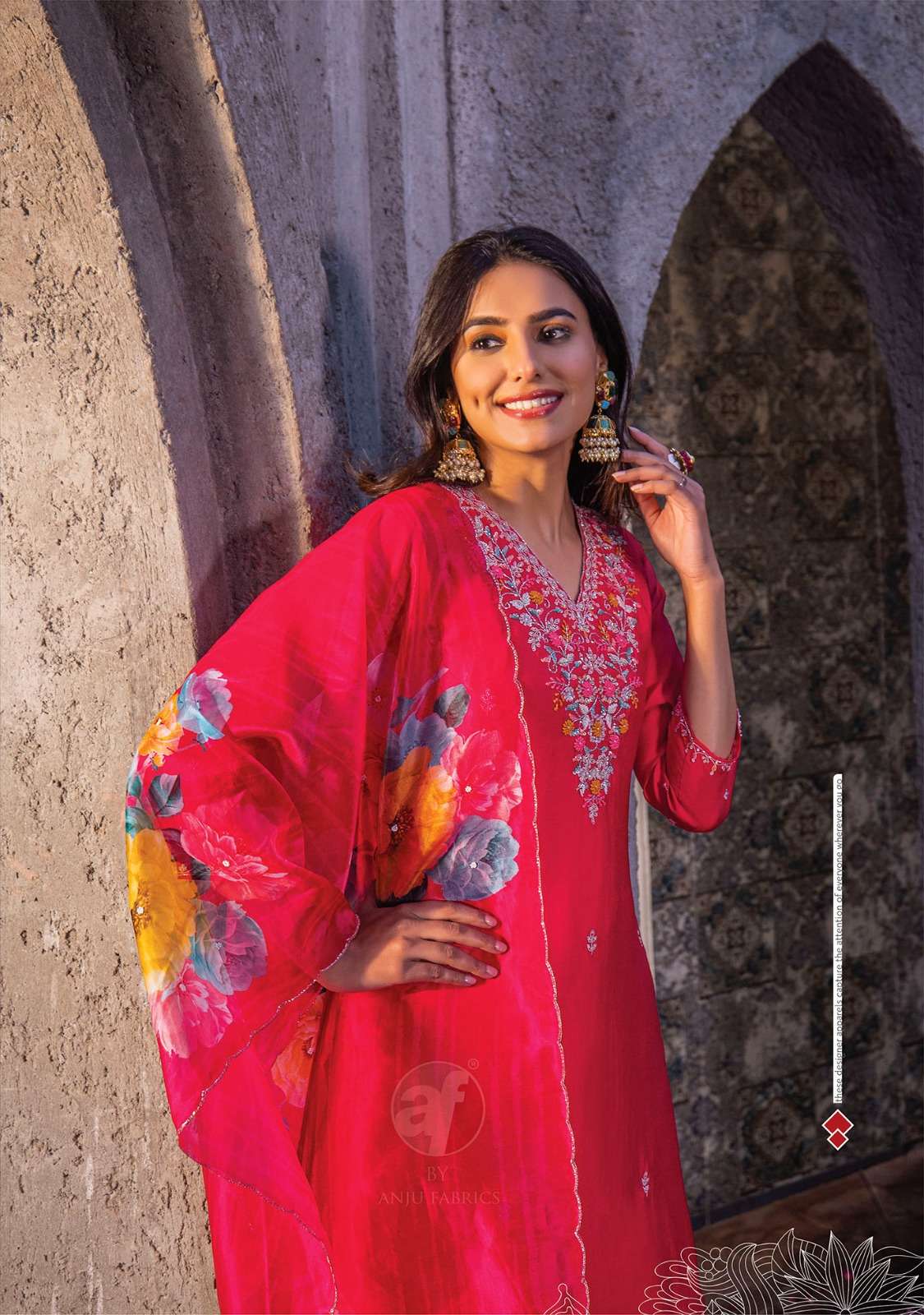 Anju Fabrics Mayra Kurti Wholesale catalog