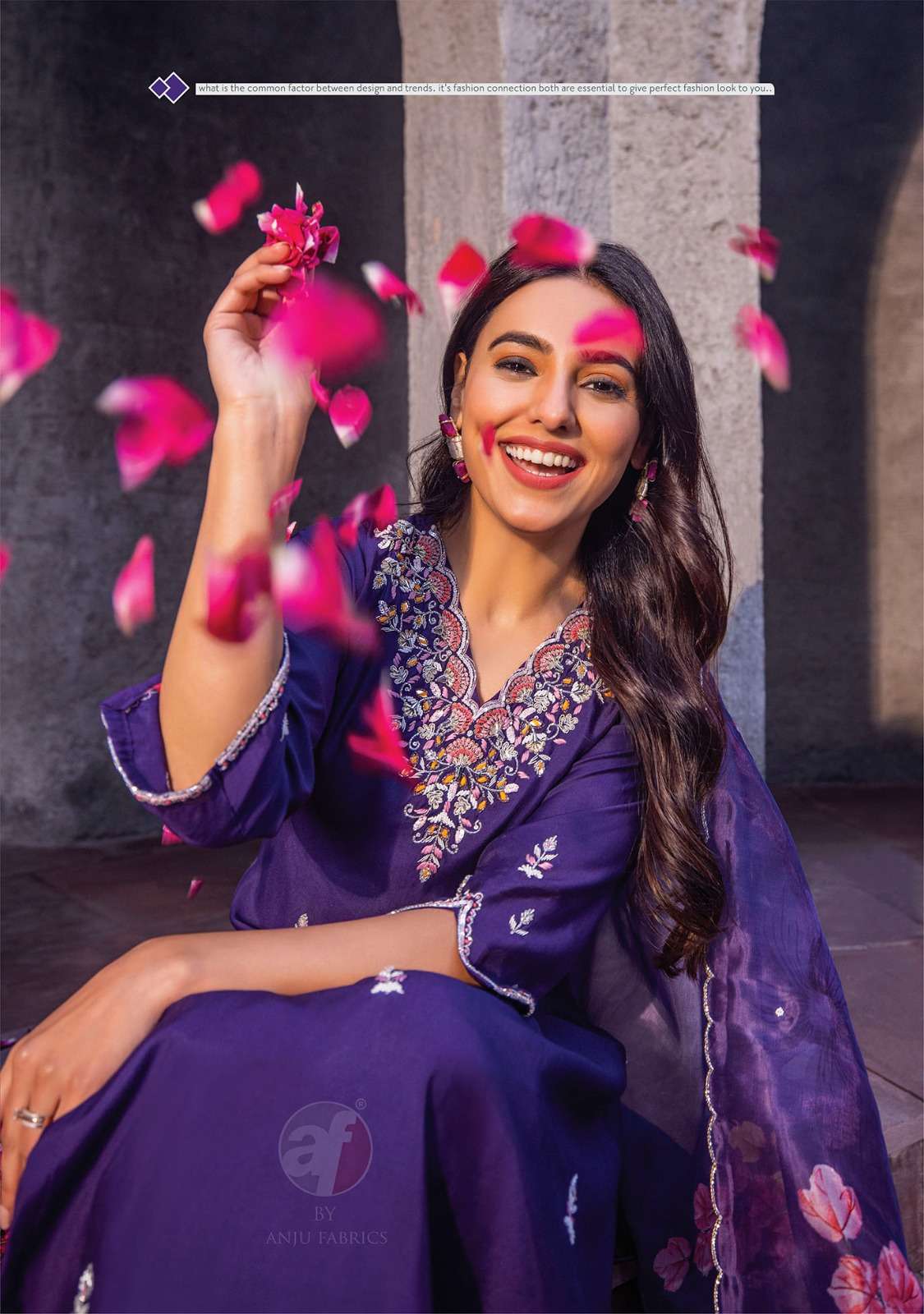Anju Fabrics Mayra Kurti Wholesale catalog