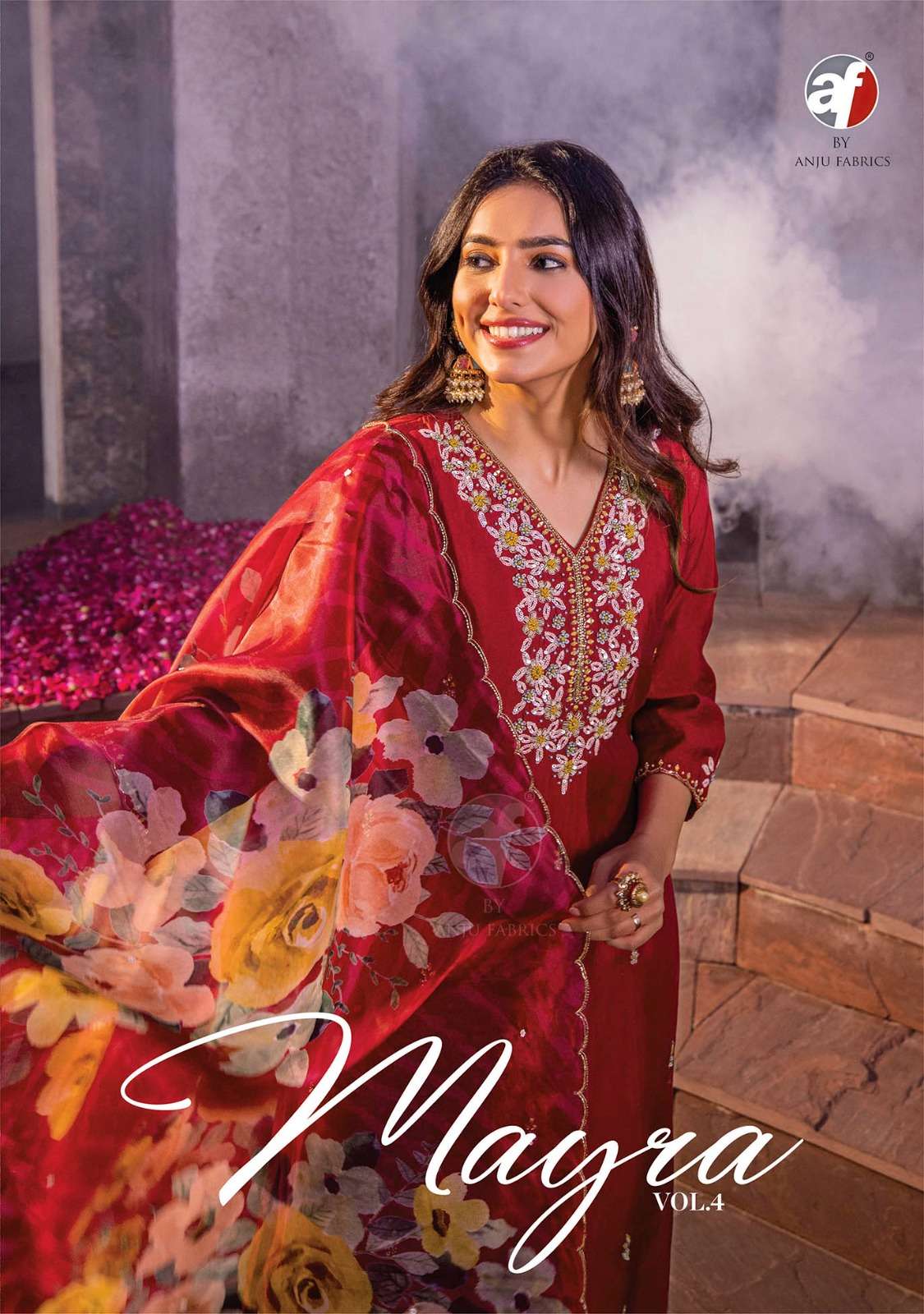 Anju Fabrics Mayra Kurti Wholesale catalog