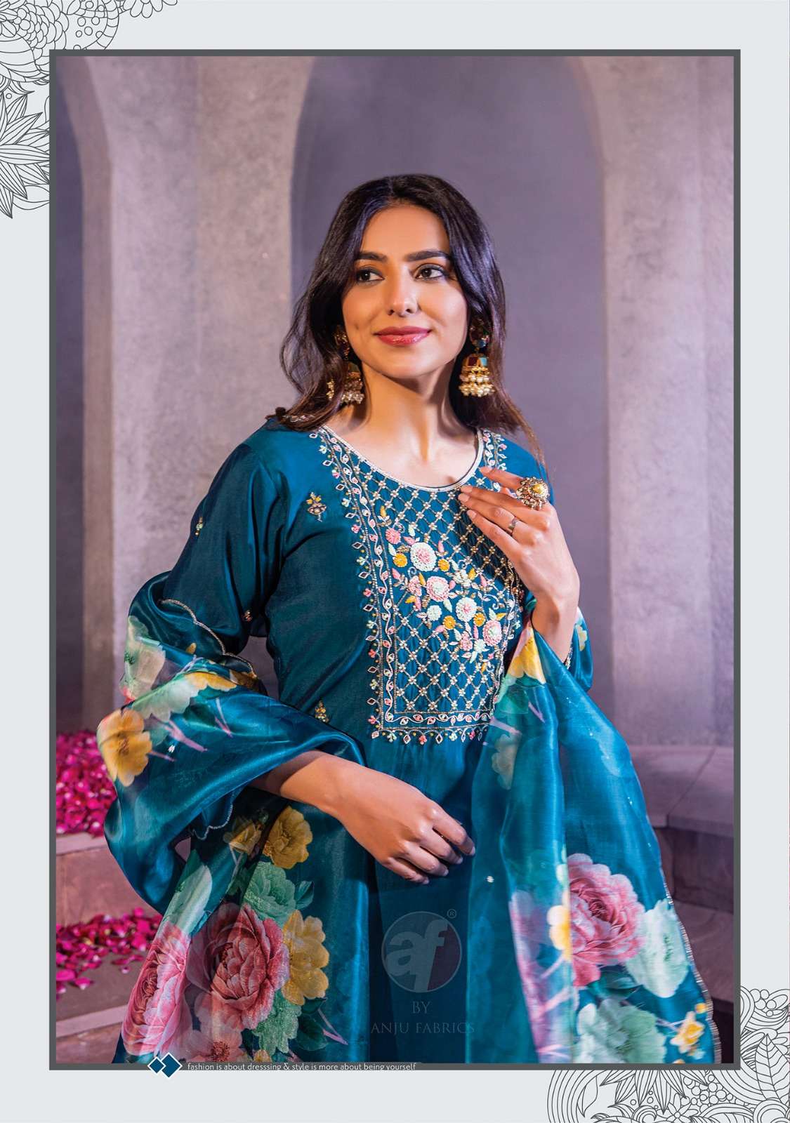 Anju Fabrics Mayra Kurti Wholesale catalog