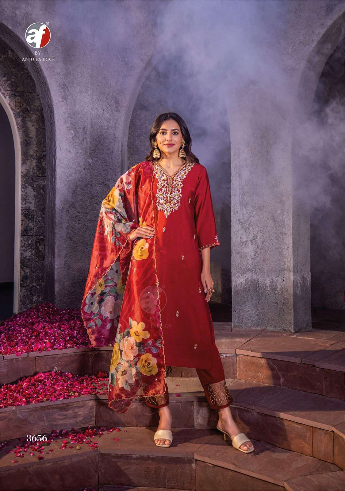 Anju Fabrics Mayra Kurti Wholesale catalog