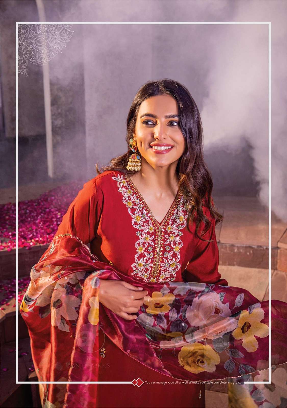 Anju Fabrics Mayra Kurti Wholesale catalog
