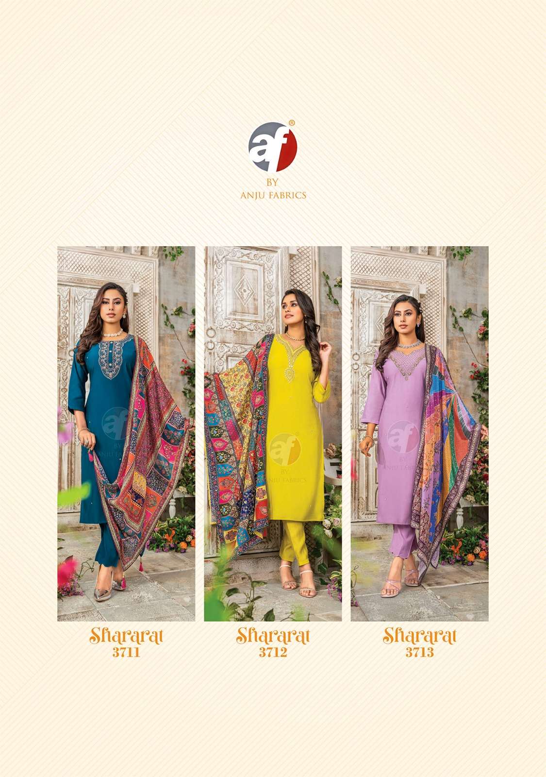 Anju Fabrics Shararat vol -6 Kurti Wholesale catalog