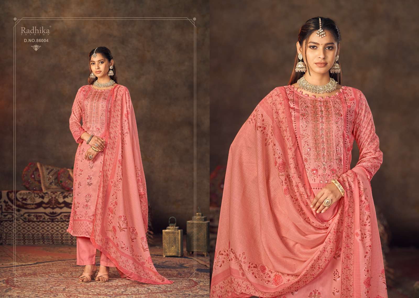 Azara QURBAT Jam cotton Dress Materials Wholesale catalog