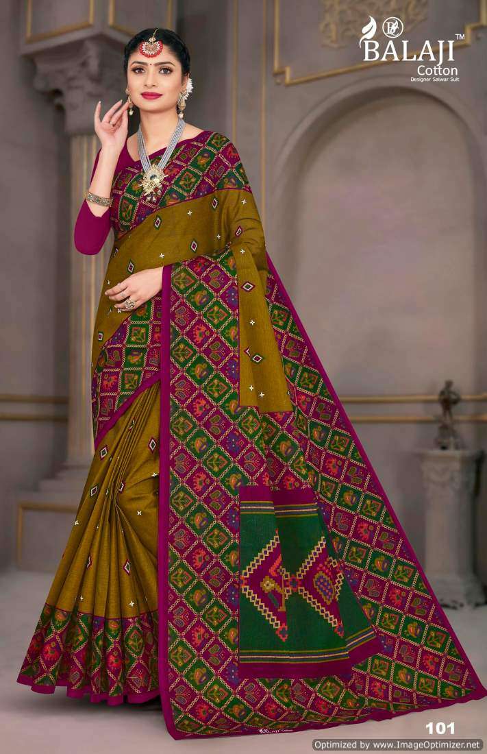 Balaji Mysore Masleen vol-1 – Cotton Sarees - Wholesale Catalog