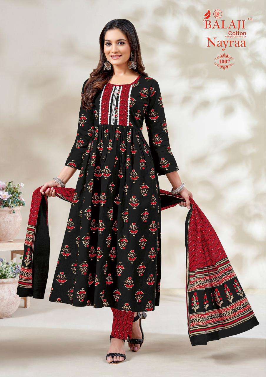 Balaji Nayra Vol-1 – Nayra Kurti Pant With Dupatta Wholesale Catalog