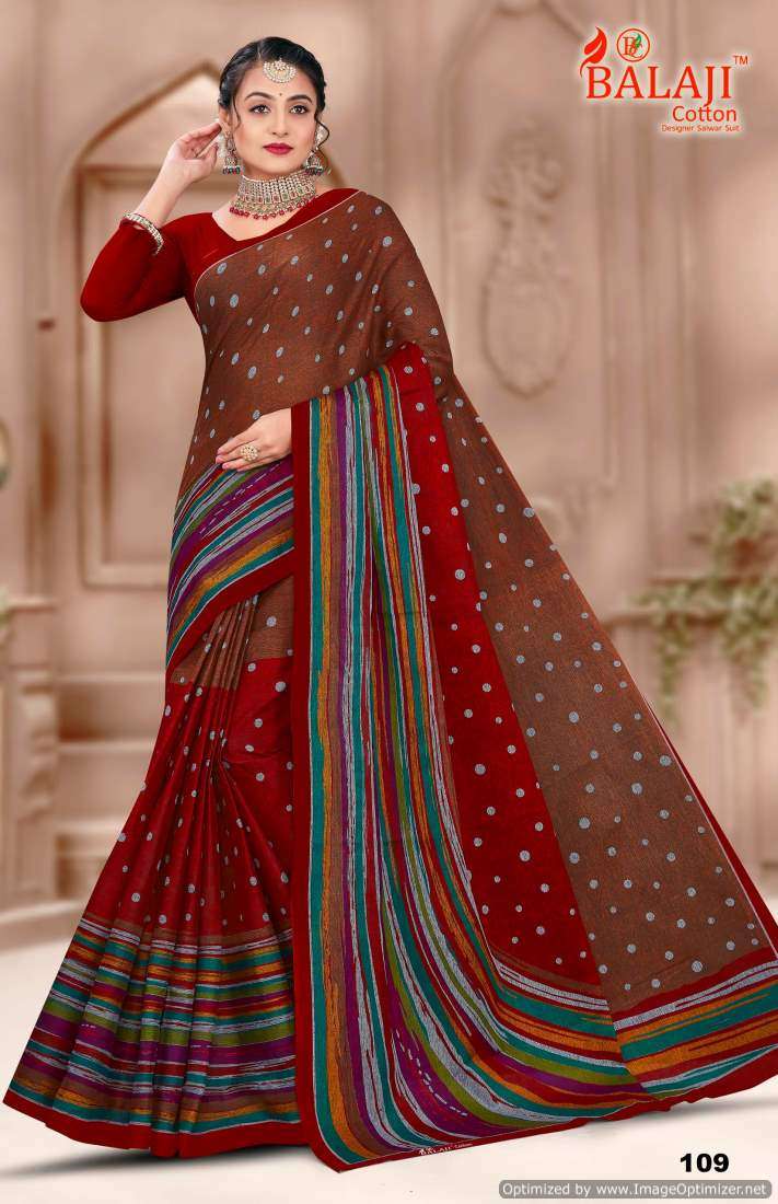Balaji Rich Masleen vol-1 – Cotton Sarees - Wholesale Catalog
