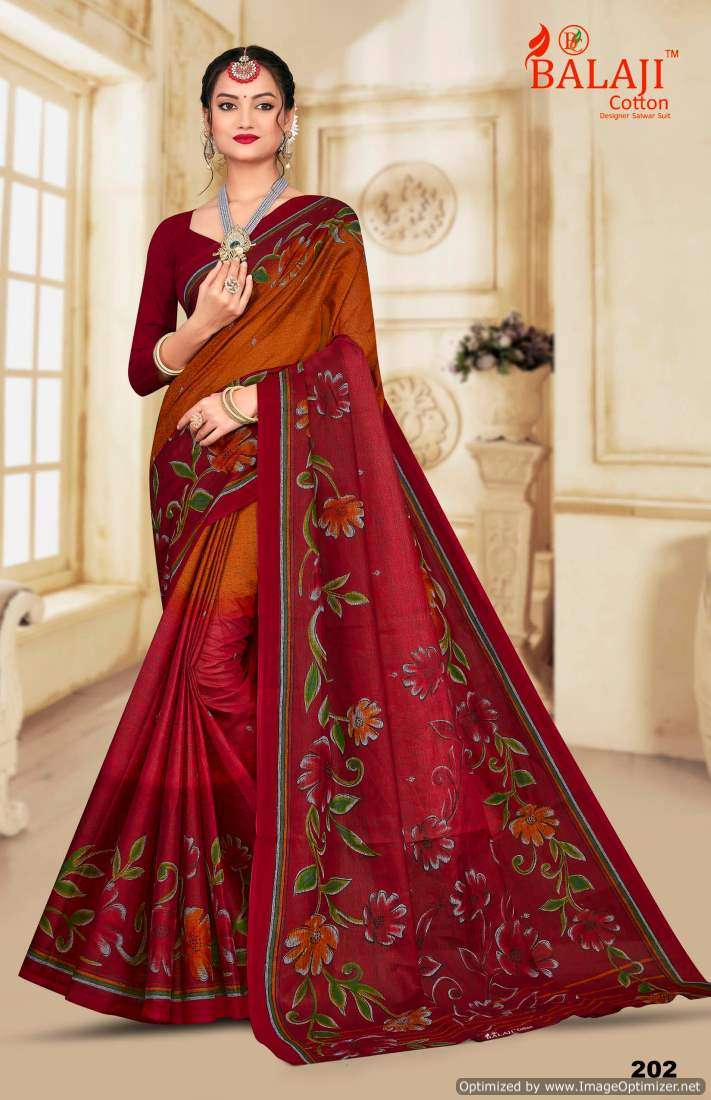 Balaji South Masleen Vol-2 – Cotton Sarees - Wholesale Catalog