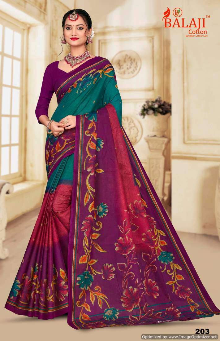 Balaji South Masleen Vol-2 – Cotton Sarees - Wholesale Catalog