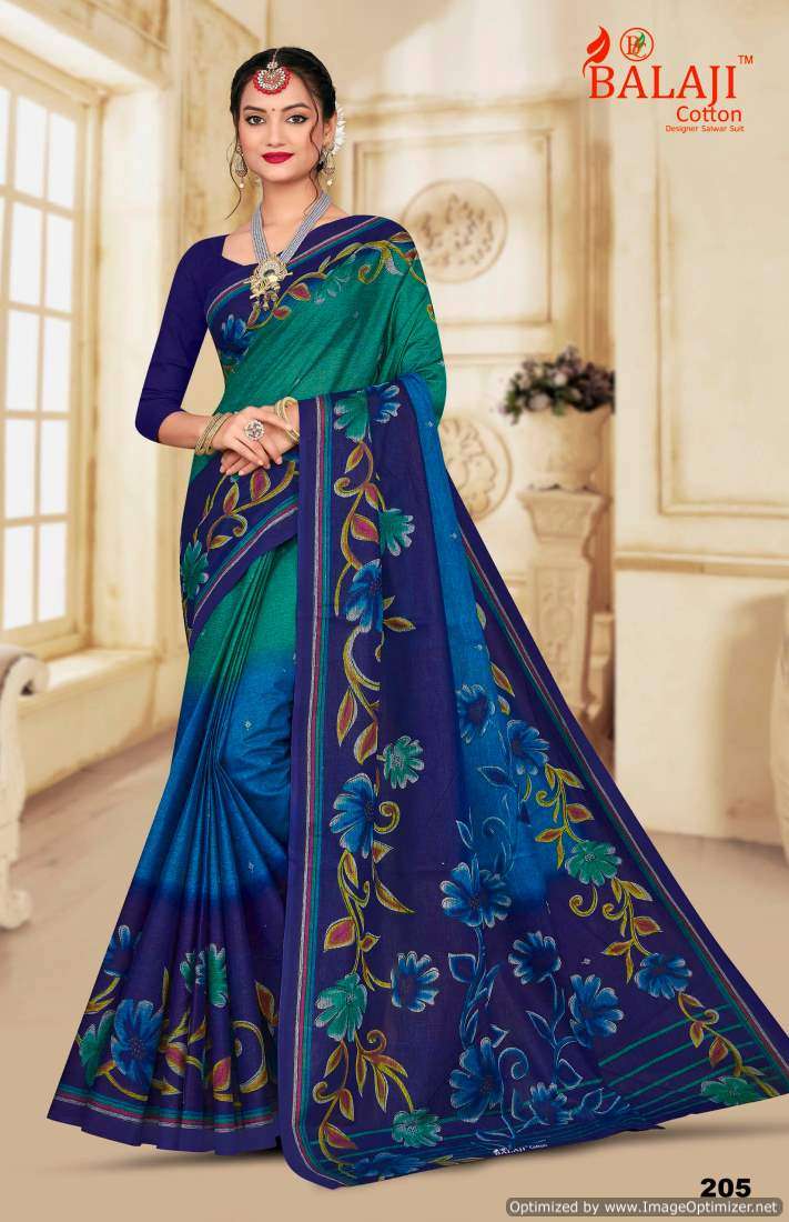 Balaji South Masleen Vol-2 – Cotton Sarees - Wholesale Catalog