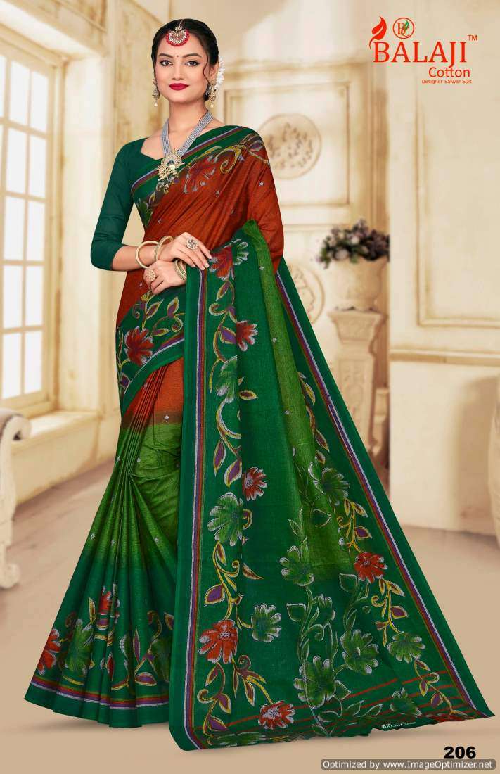 Balaji South Masleen Vol-2 – Cotton Sarees - Wholesale Catalog