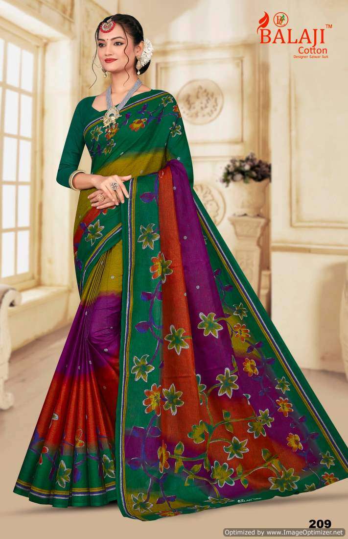 Balaji South Masleen Vol-2 – Cotton Sarees - Wholesale Catalog