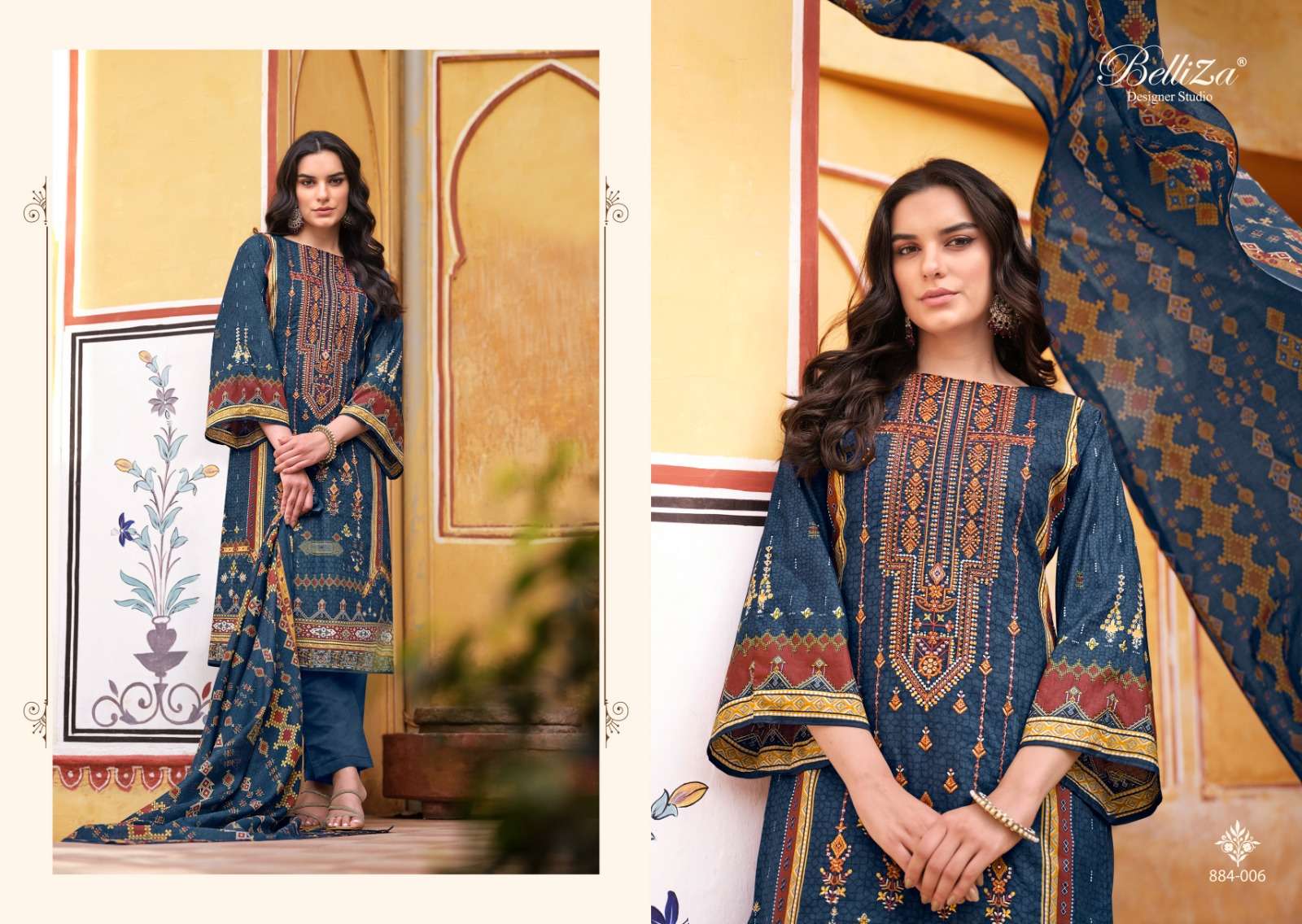 Belliza Bin Saeed Vol 3 Dress Material Wholesale catalog