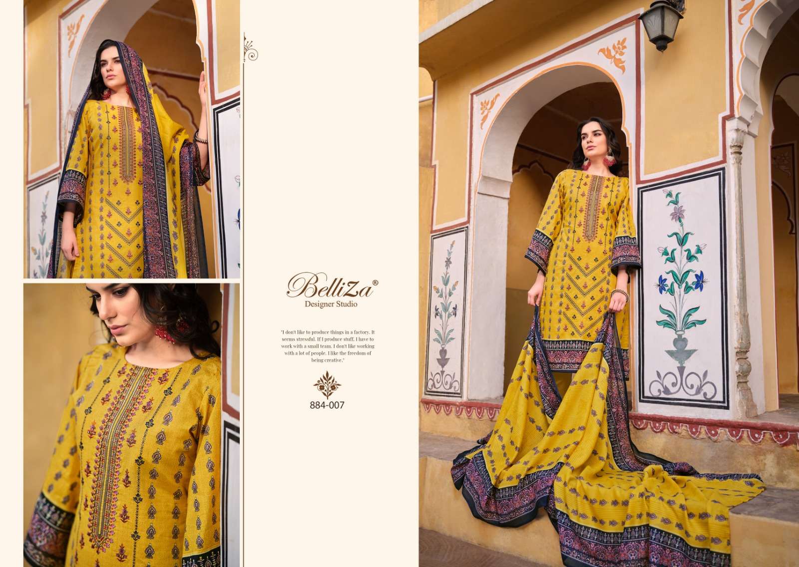 Belliza Bin Saeed Vol 3 Dress Material Wholesale catalog