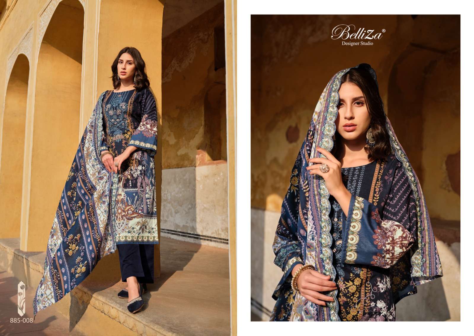 Belliza Guzarish Vol 4 Cotton Printed Dress Material Wholesale catalog