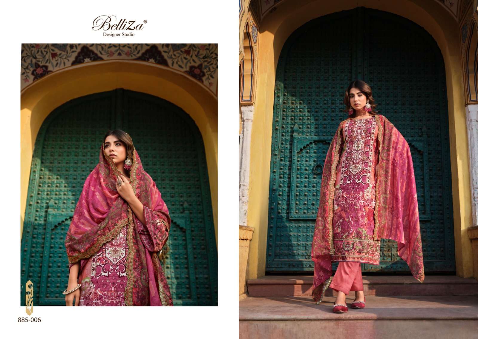Belliza Guzarish Vol 4 Cotton Printed Dress Material Wholesale catalog