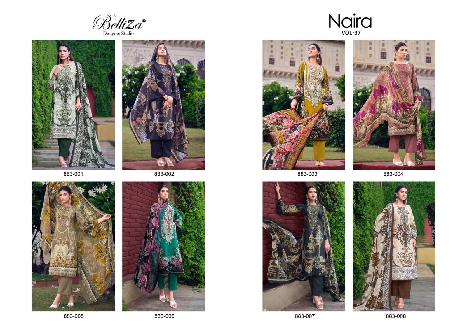 Belliza Naira Vol 37 Dress Material Wholesale catalog