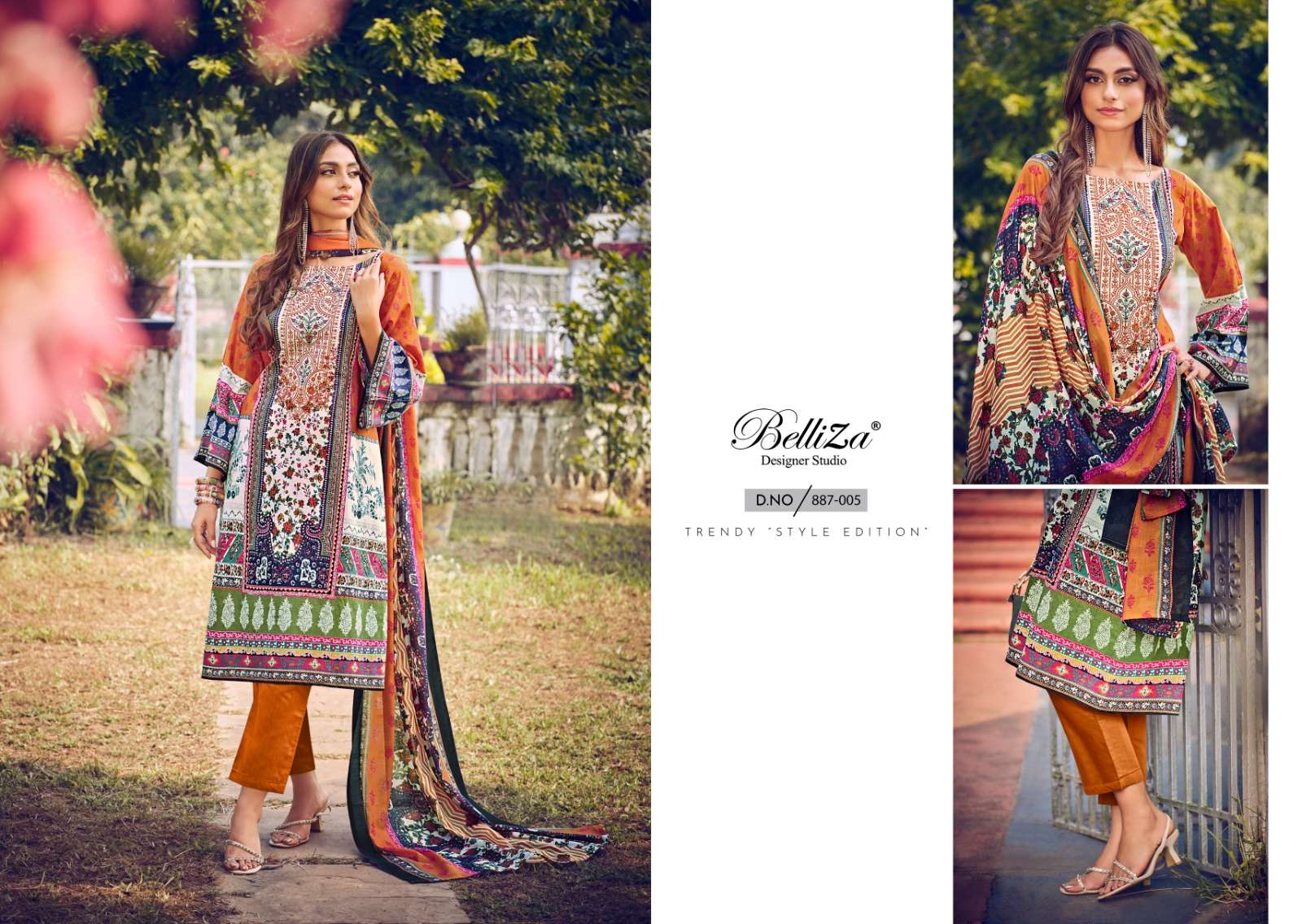 Belliza Naira Vol 38 Cotton Printed Dress Material Wholesale catalog