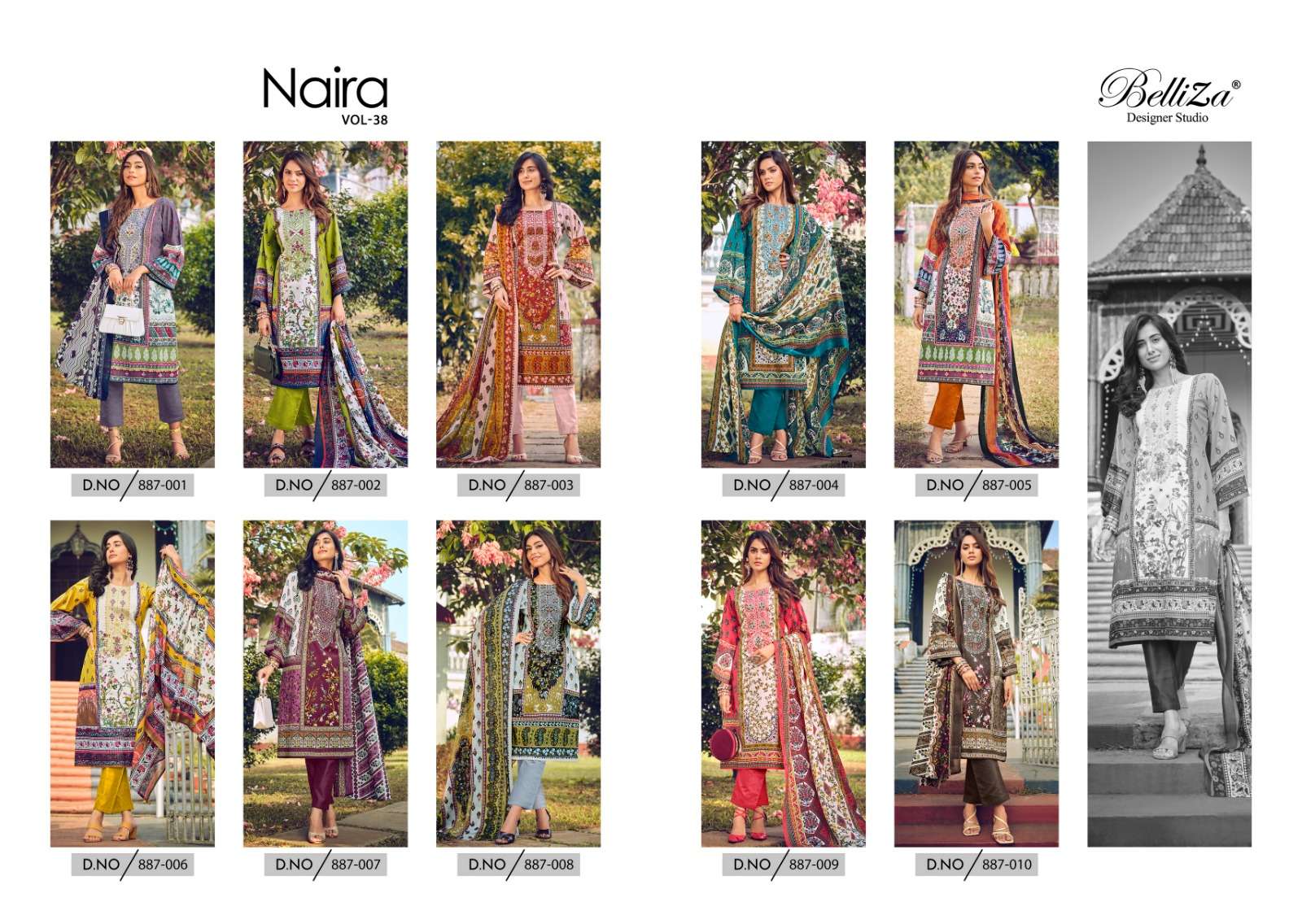 Belliza Naira Vol 38 Cotton Printed Dress Material Wholesale catalog