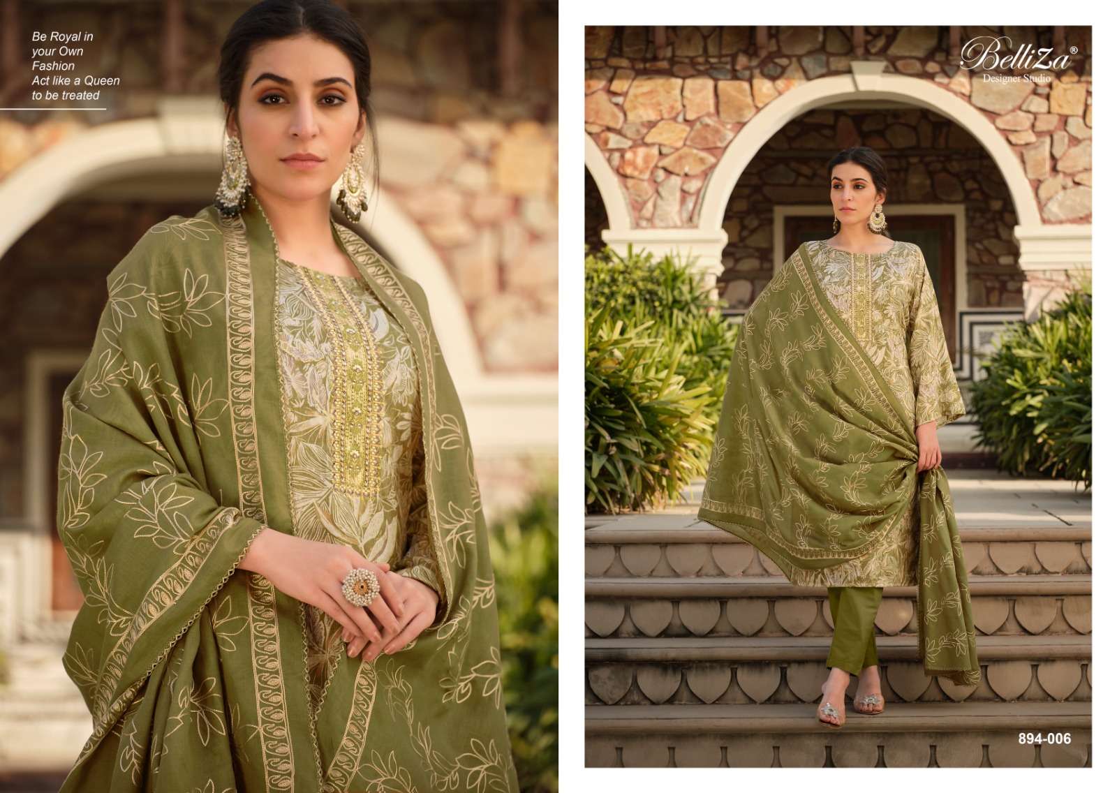 Belliza Sophia Vol 2 Cotton Digital Printed Dress Material Wholesale catalog