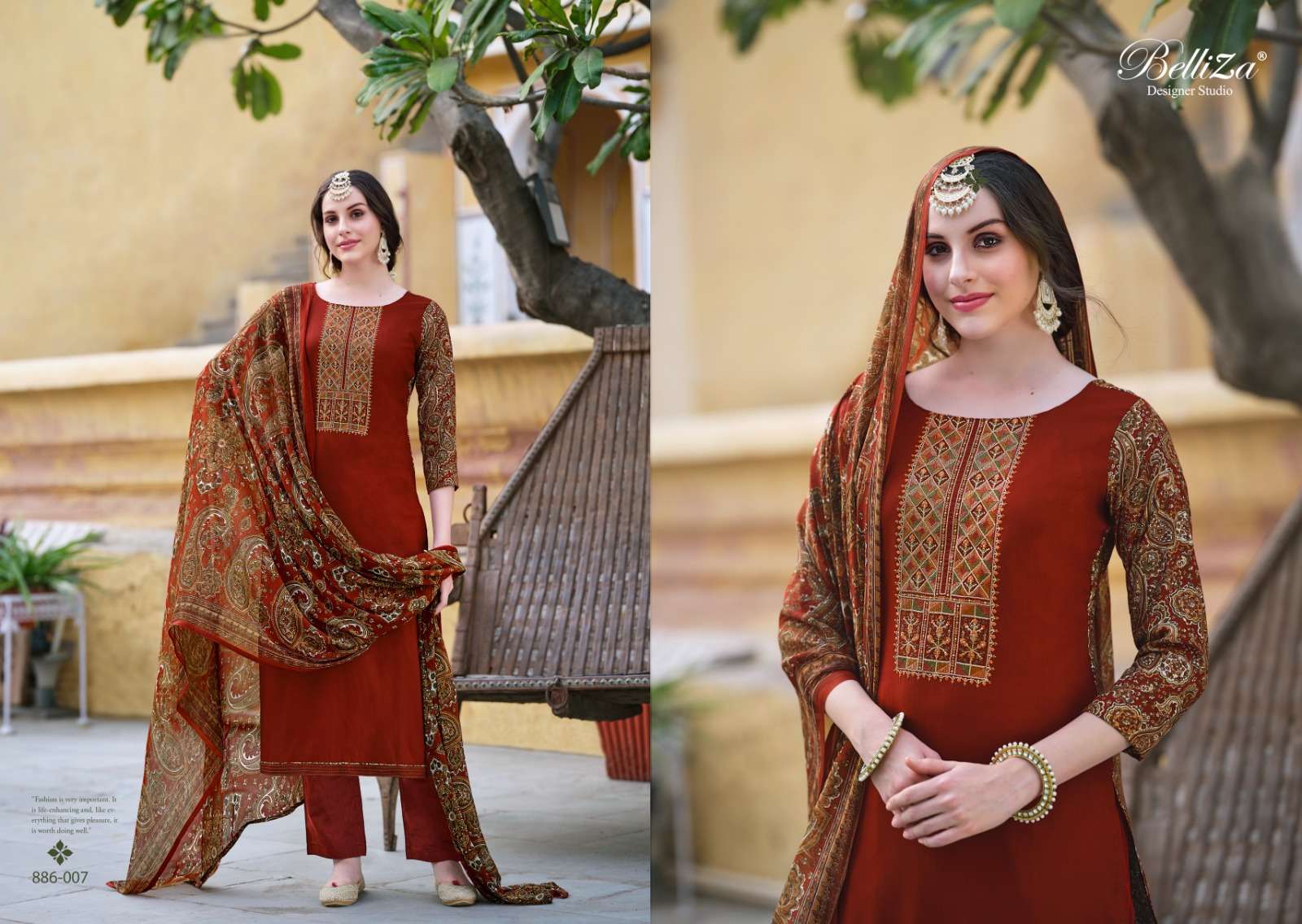 Belliza Vaani Rayon Printed Dress Material Wholesale catalog