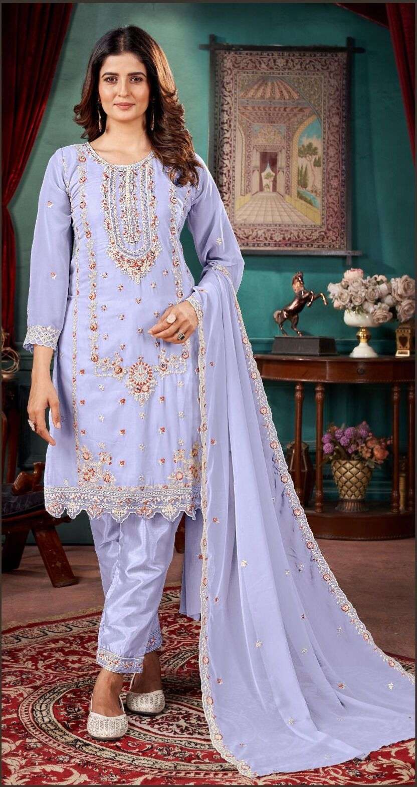 Bilqis B 51 A To D Georgette Salwar Kameez Wholesale catalog