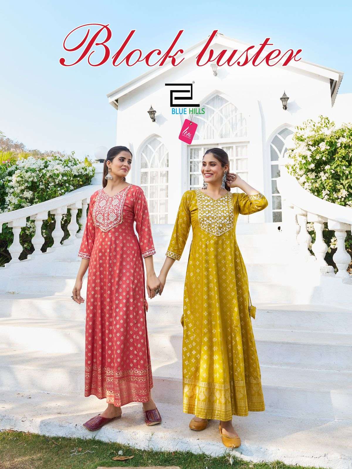 BLUE HILLS BLOCK BUSTER Kurti Wholesale catalog