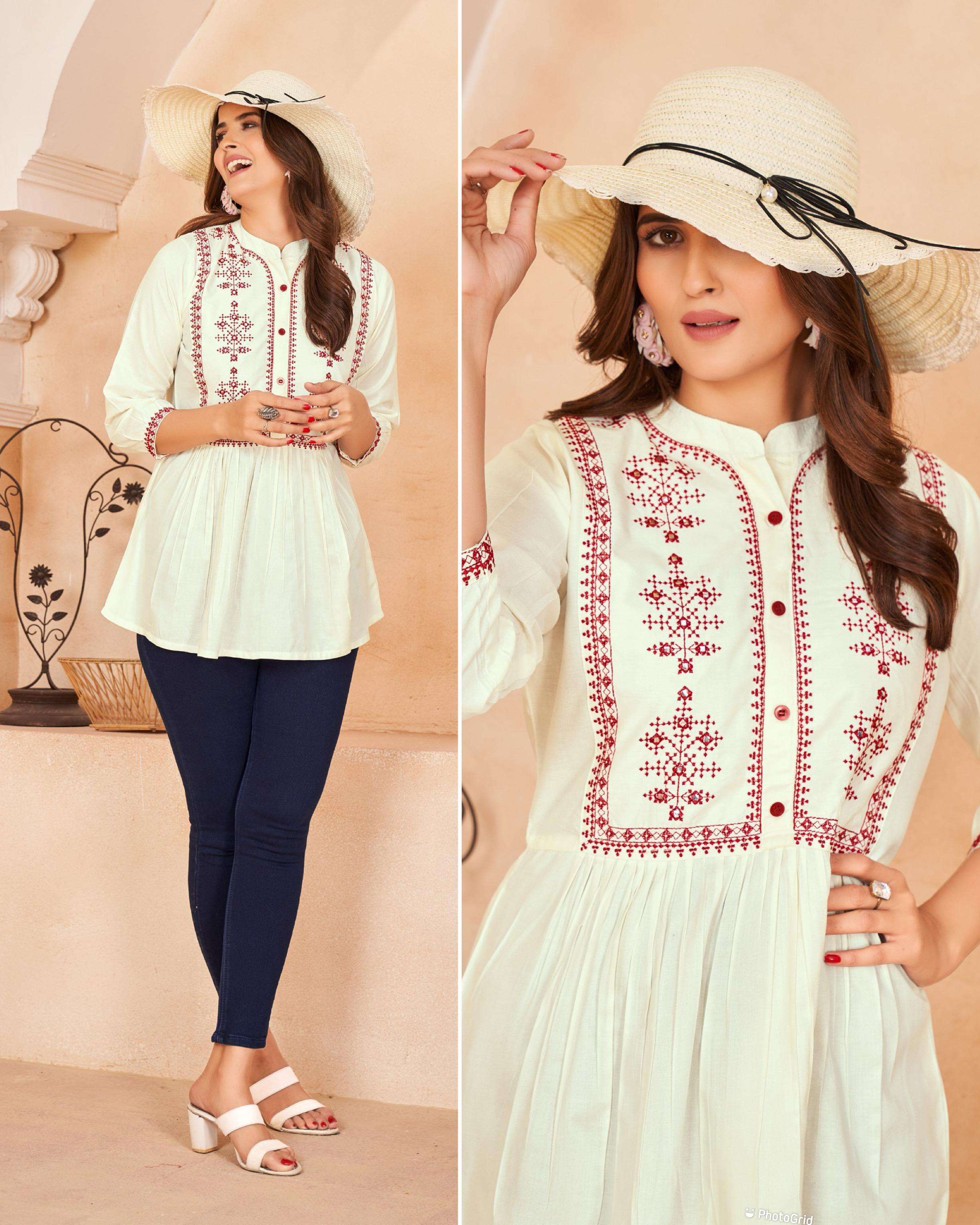 Bubbly Heavy Rayon Kurti Wholesale catalog