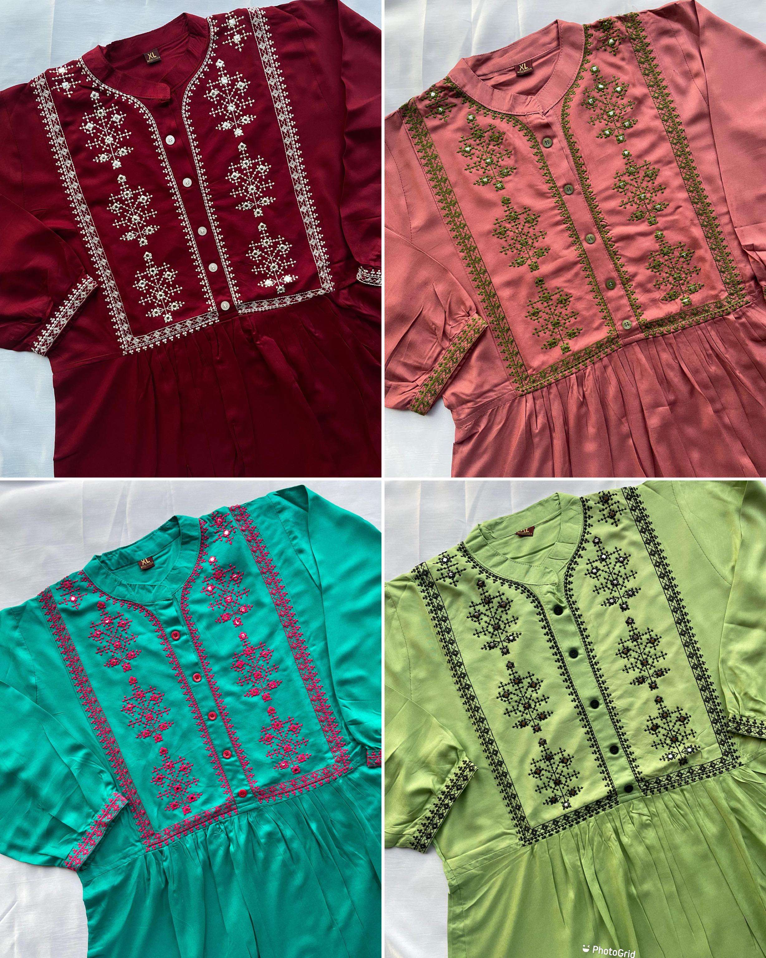 Bubbly Heavy Rayon Kurti Wholesale catalog