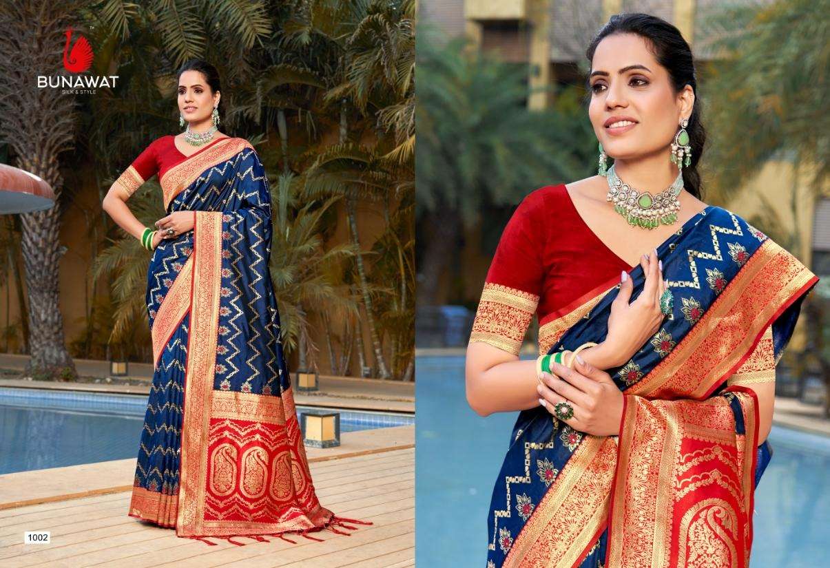 BUNAWAT Armaan Silk Banarasi Silk Saree Wholesale catalog