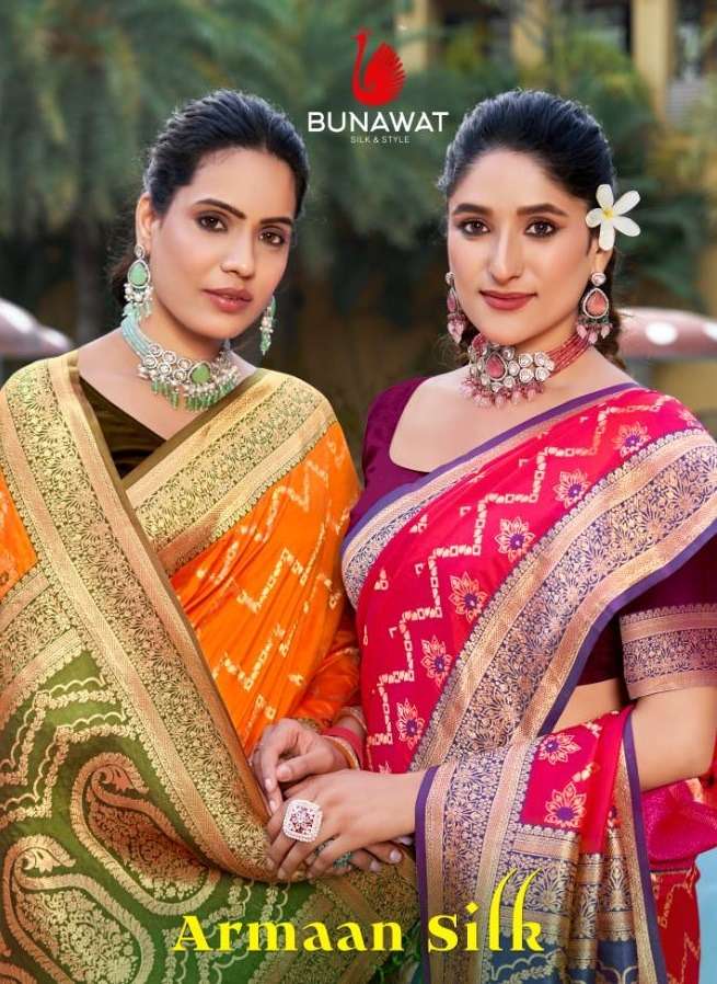 BUNAWAT Armaan Silk Banarasi Silk Saree Wholesale catalog