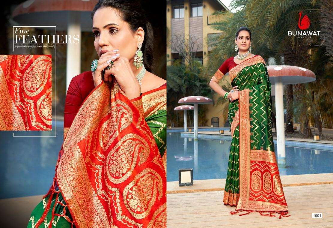 BUNAWAT Armaan Silk Banarasi Silk Saree Wholesale catalog