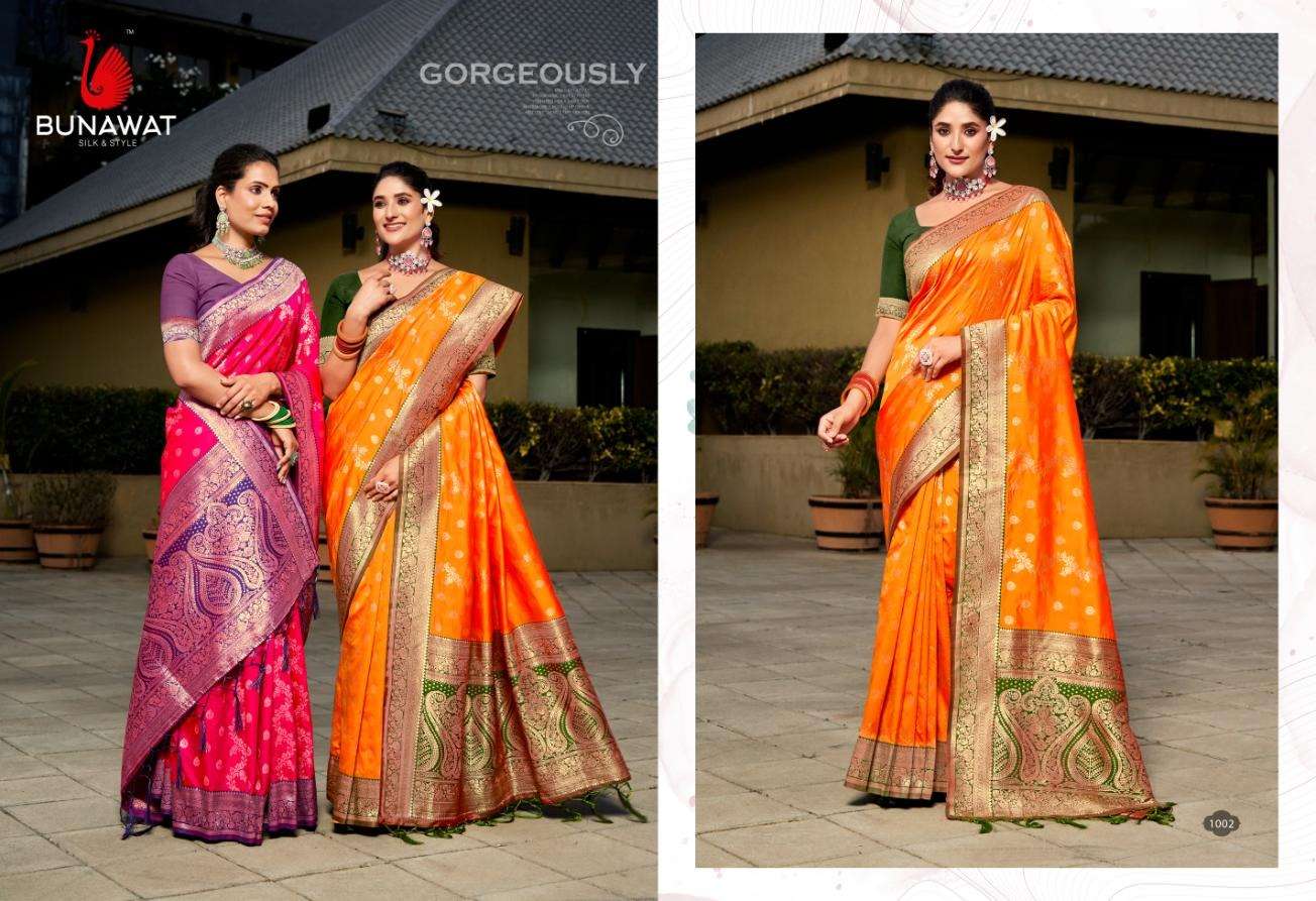 BUNAWAT Priyans Silk Banarasi Silk Saree Wholesale catalog