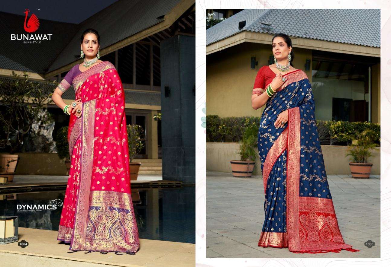BUNAWAT Priyans Silk Banarasi Silk Saree Wholesale catalog