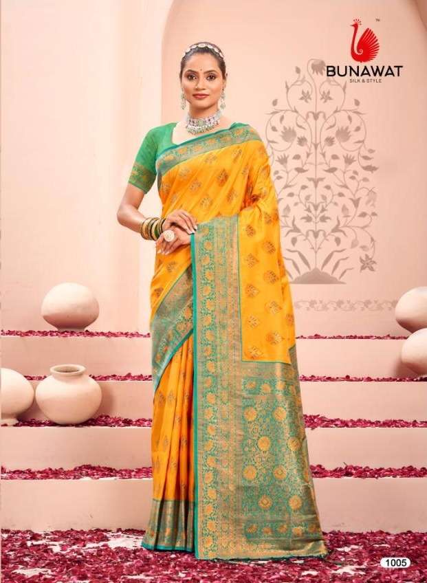 BUNAWAT SHARDA SILK saree Wholesale catalog