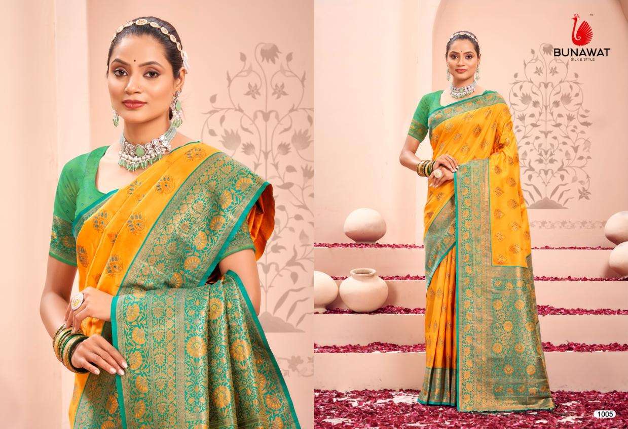 BUNAWAT SHARDA SILK saree Wholesale catalog